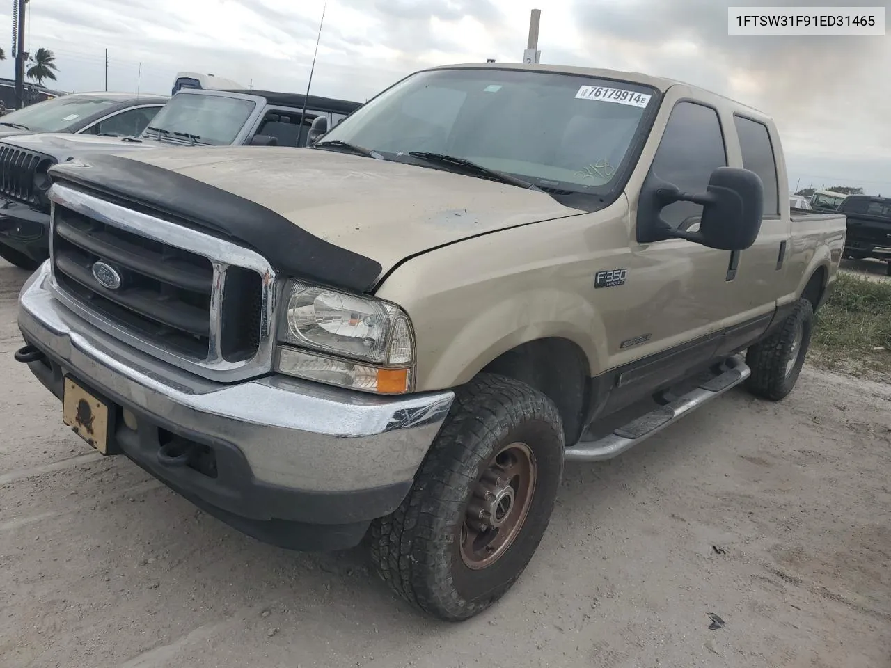 2001 Ford F350 Srw Super Duty VIN: 1FTSW31F91ED31465 Lot: 76179914