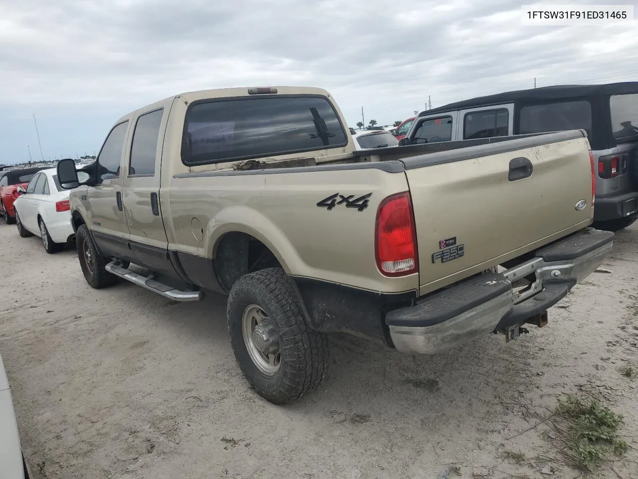 2001 Ford F350 Srw Super Duty VIN: 1FTSW31F91ED31465 Lot: 76179914