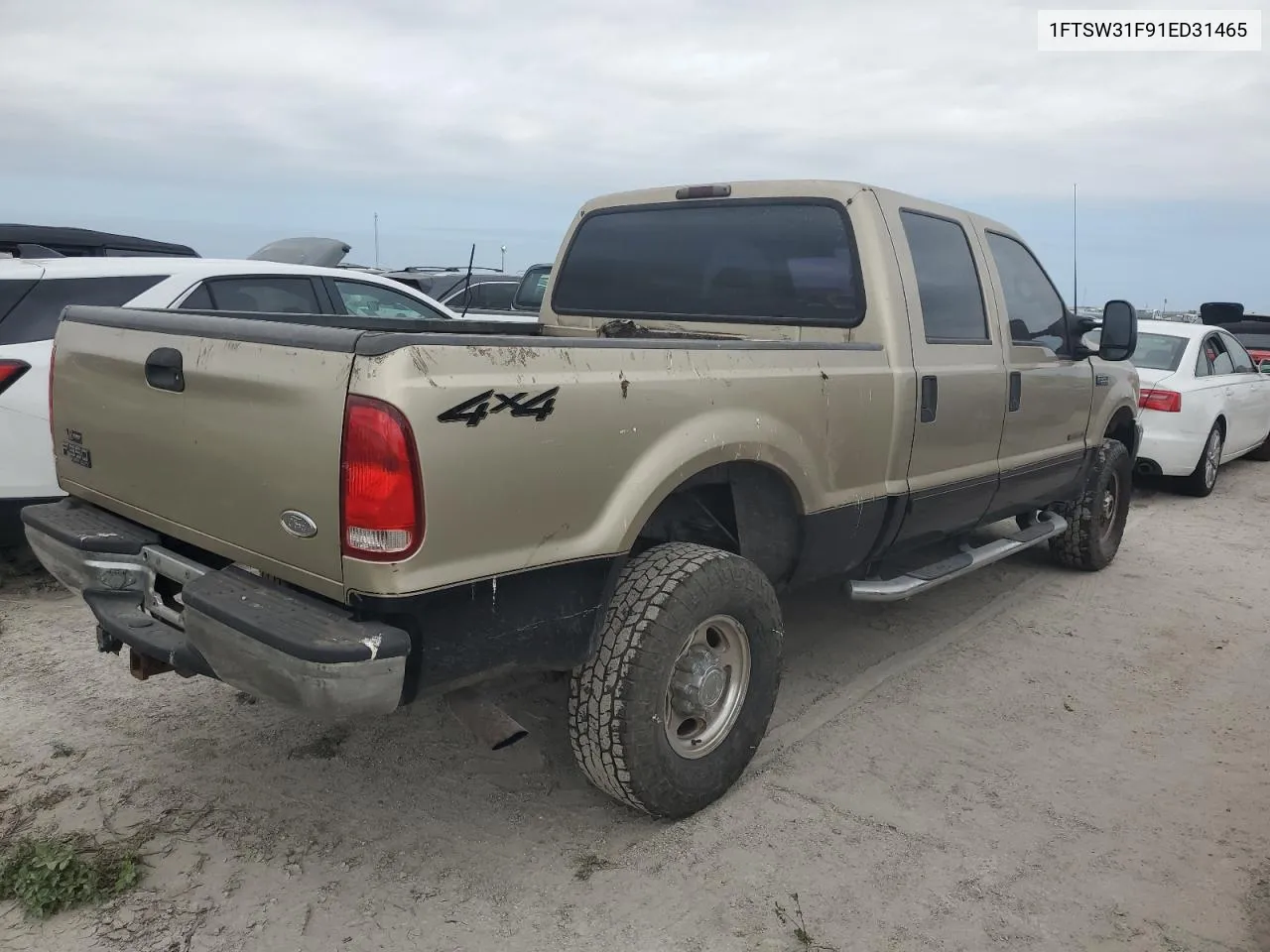 2001 Ford F350 Srw Super Duty VIN: 1FTSW31F91ED31465 Lot: 76179914