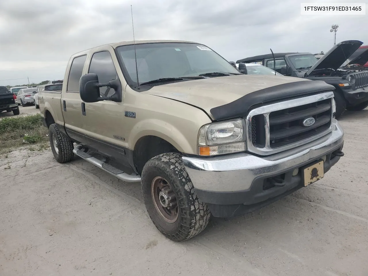 2001 Ford F350 Srw Super Duty VIN: 1FTSW31F91ED31465 Lot: 76179914