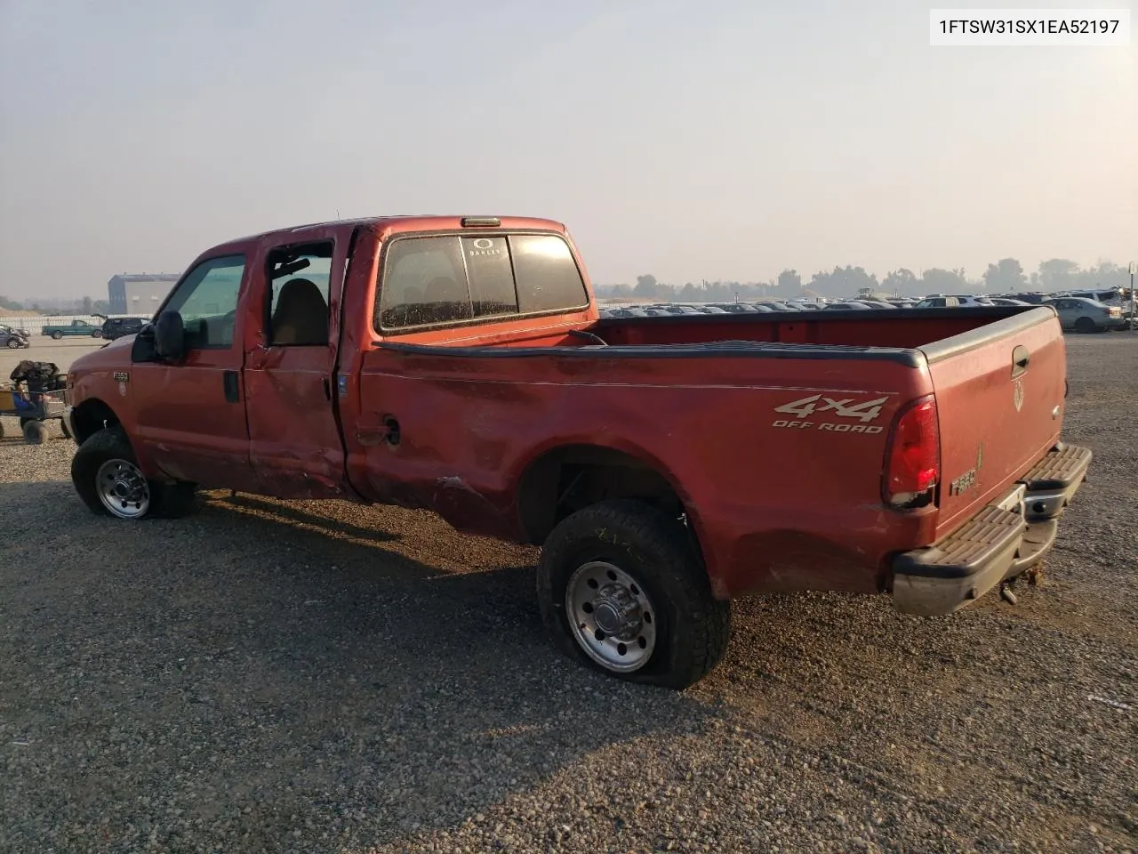 2001 Ford F350 Srw Super Duty VIN: 1FTSW31SX1EA52197 Lot: 76388444