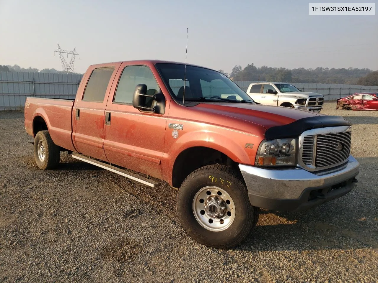 2001 Ford F350 Srw Super Duty VIN: 1FTSW31SX1EA52197 Lot: 76388444