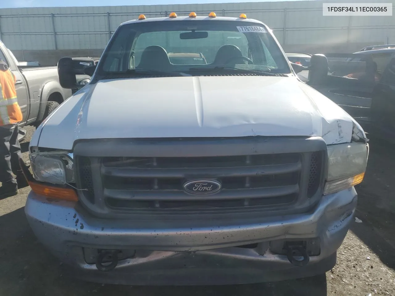 2001 Ford F350 Srw Super Duty VIN: 1FDSF34L11EC00365 Lot: 77618484