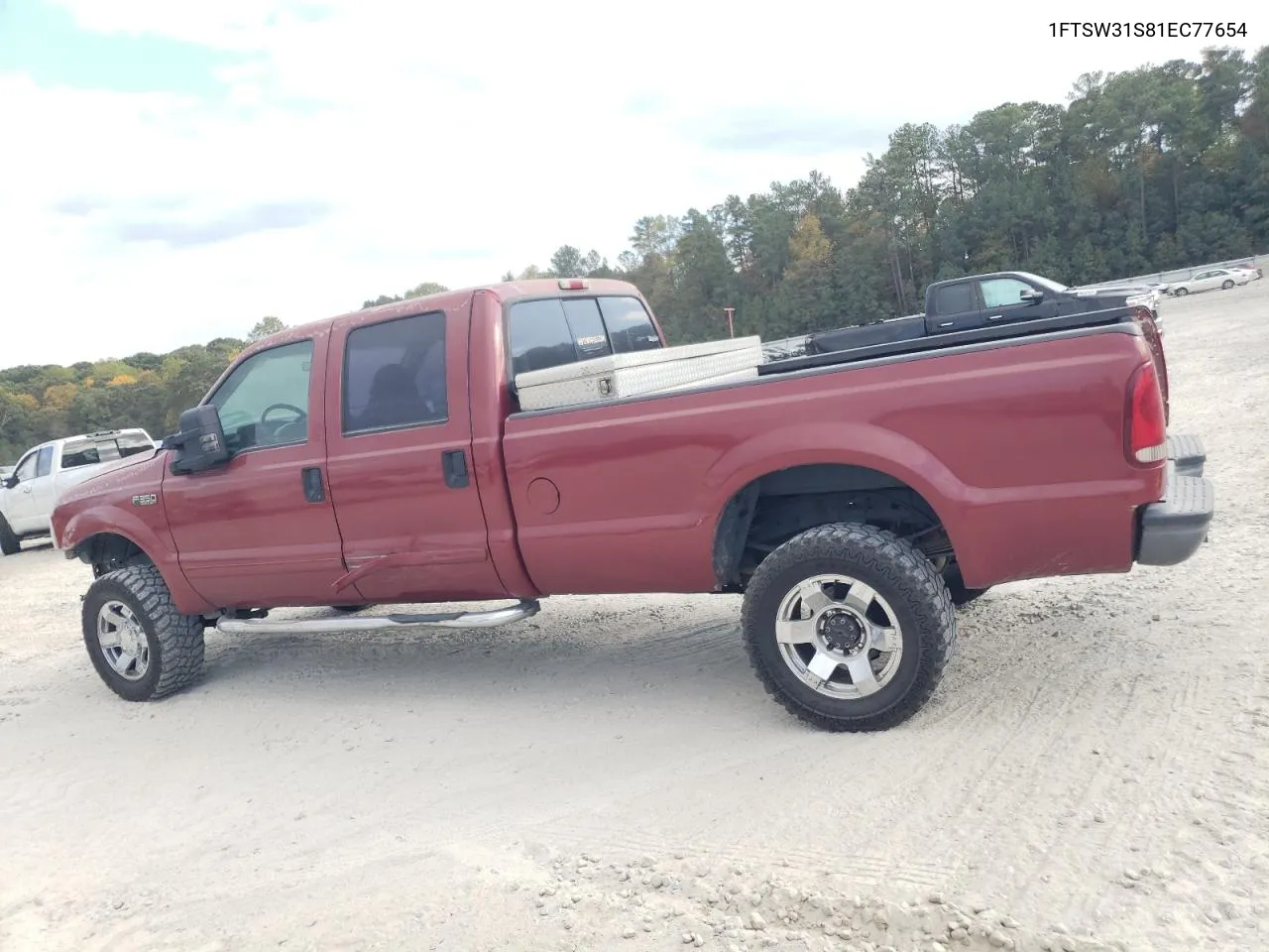 2001 Ford F350 Srw Super Duty VIN: 1FTSW31S81EC77654 Lot: 78049914