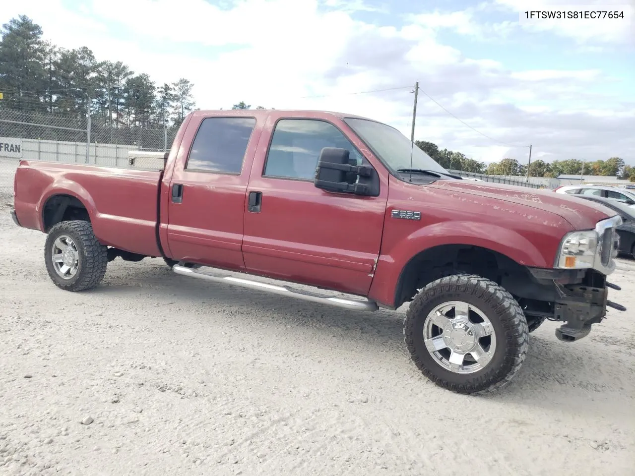 2001 Ford F350 Srw Super Duty VIN: 1FTSW31S81EC77654 Lot: 78049914