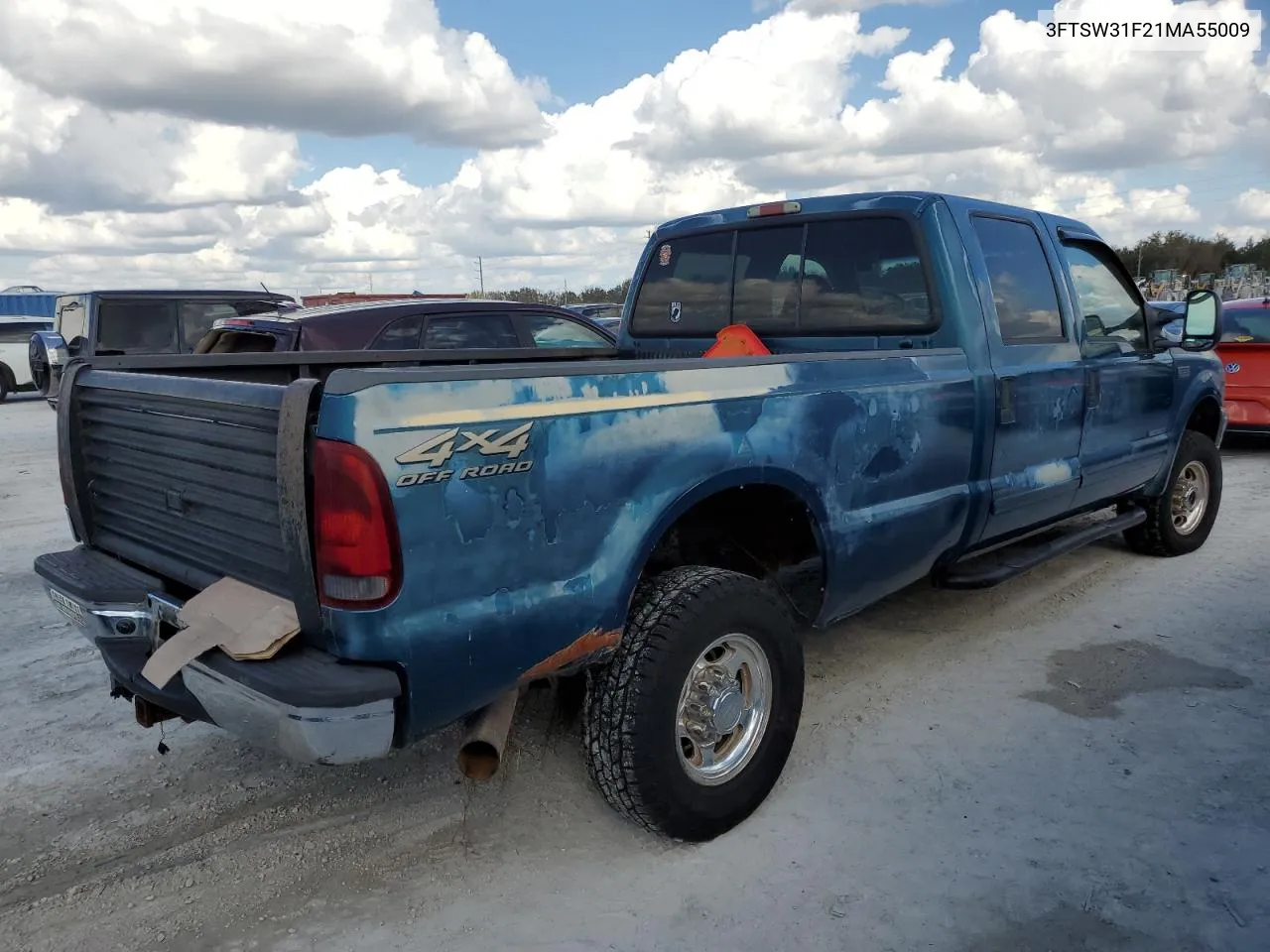 2001 Ford F350 Srw Super Duty VIN: 3FTSW31F21MA55009 Lot: 78132974