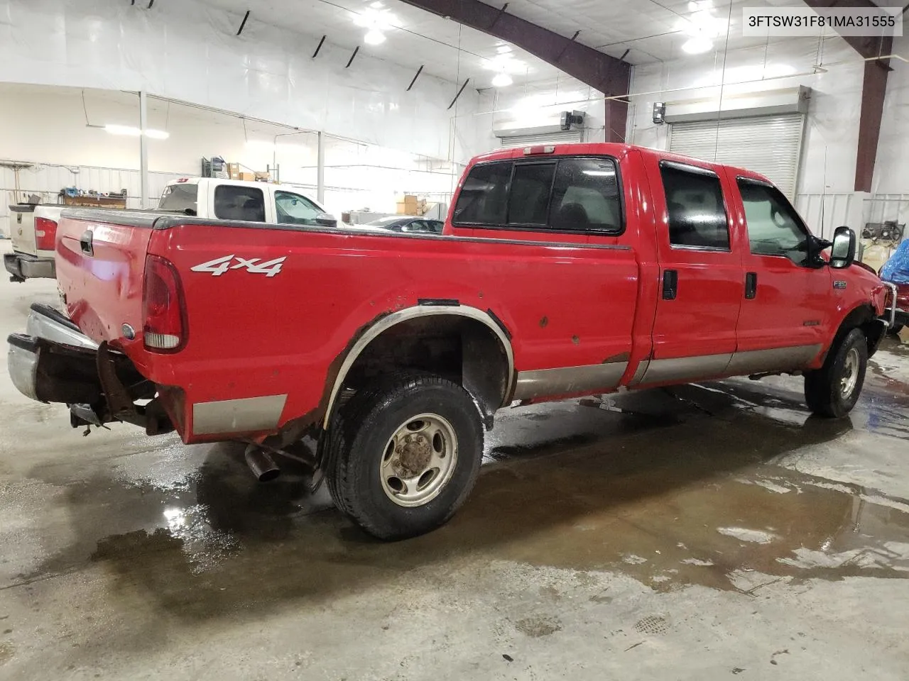 2001 Ford F350 Srw Super Duty VIN: 3FTSW31F81MA31555 Lot: 78912644