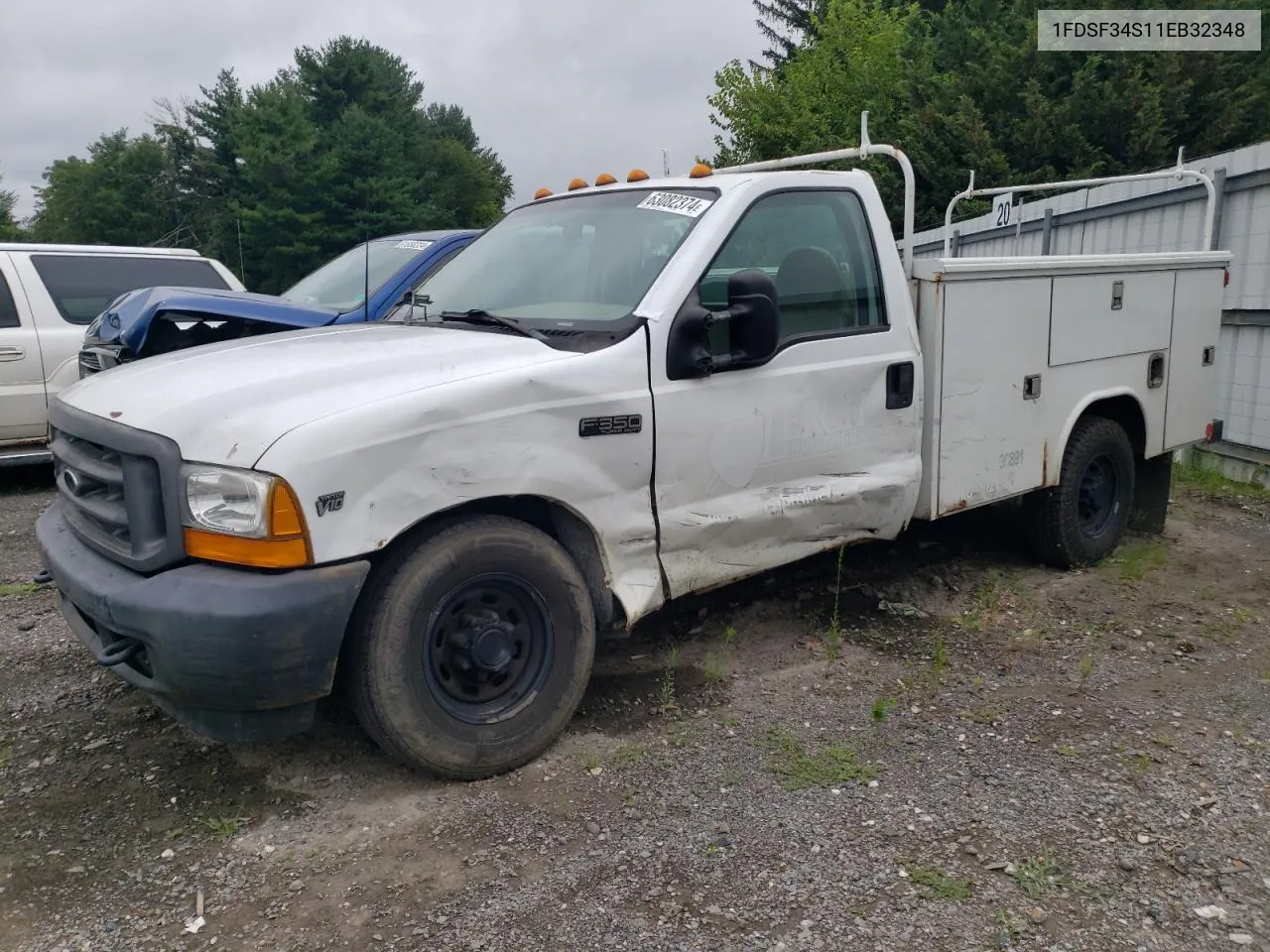 2001 Ford F350 Srw Super Duty VIN: 1FDSF34S11EB32348 Lot: 79000584