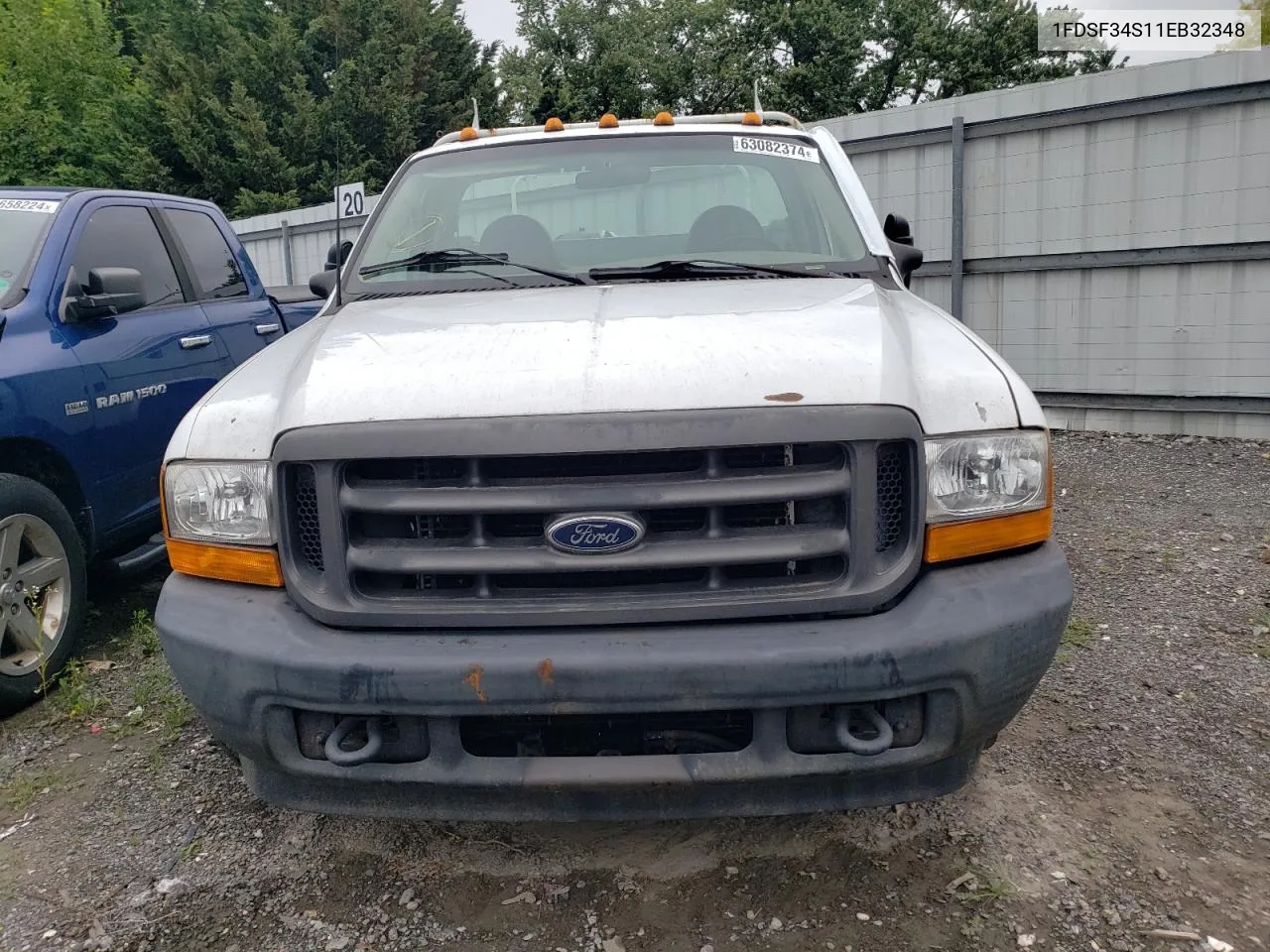 2001 Ford F350 Srw Super Duty VIN: 1FDSF34S11EB32348 Lot: 79000584