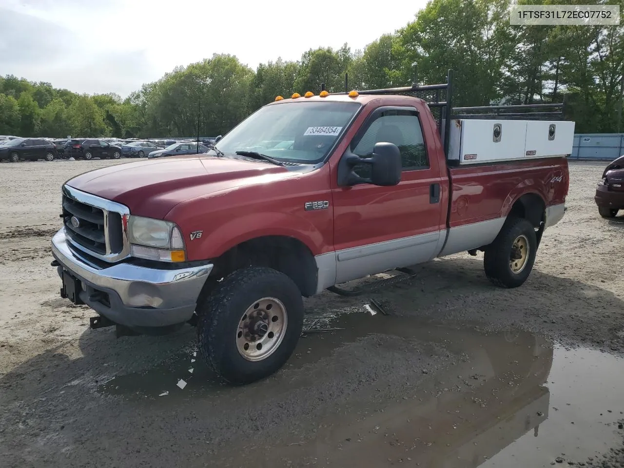 2002 Ford F350 Srw Super Duty VIN: 1FTSF31L72EC07752 Lot: 53464854