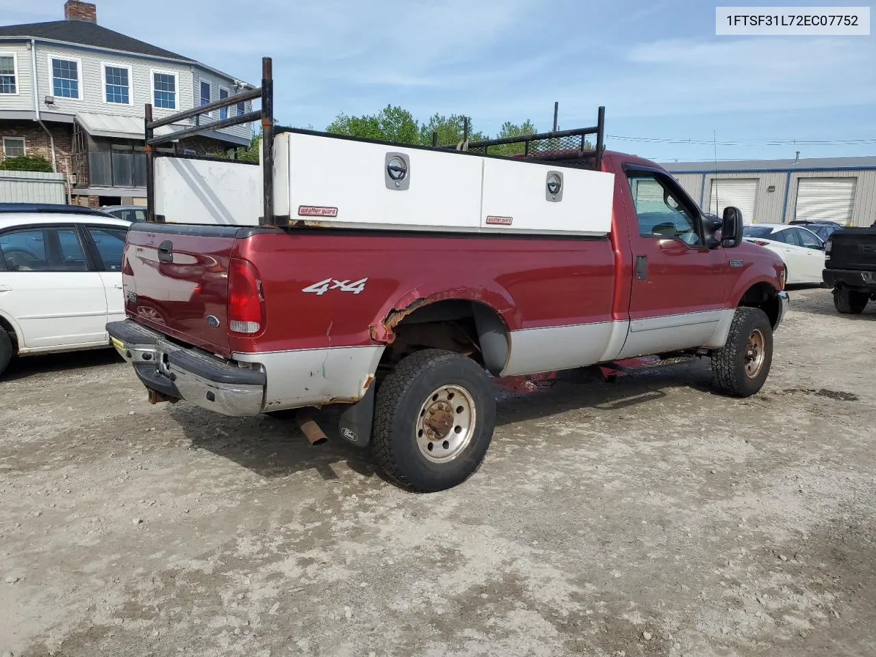 2002 Ford F350 Srw Super Duty VIN: 1FTSF31L72EC07752 Lot: 53464854