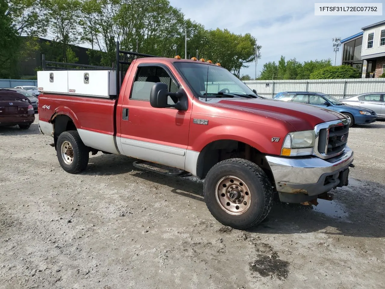 2002 Ford F350 Srw Super Duty VIN: 1FTSF31L72EC07752 Lot: 53464854