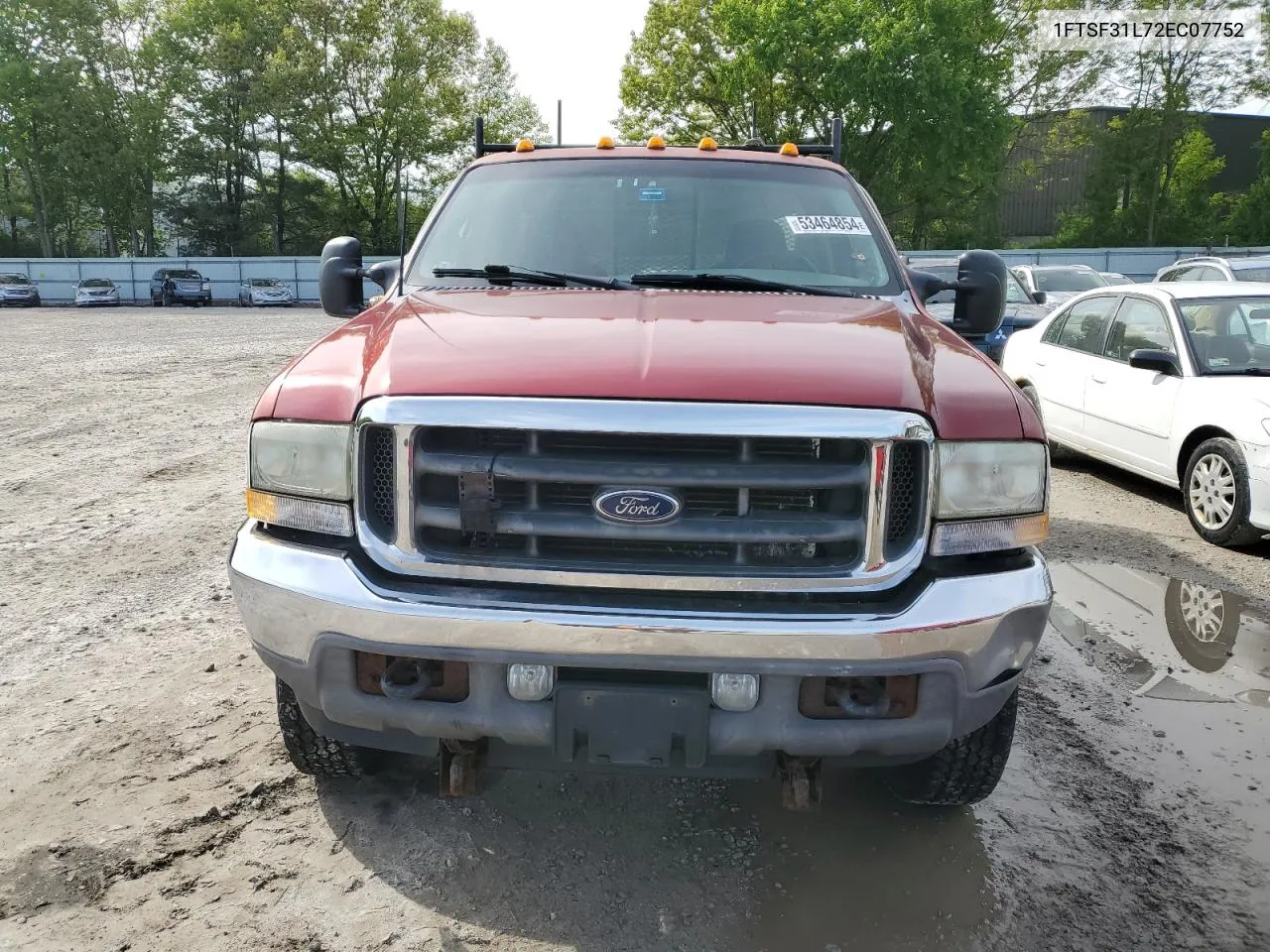 2002 Ford F350 Srw Super Duty VIN: 1FTSF31L72EC07752 Lot: 53464854