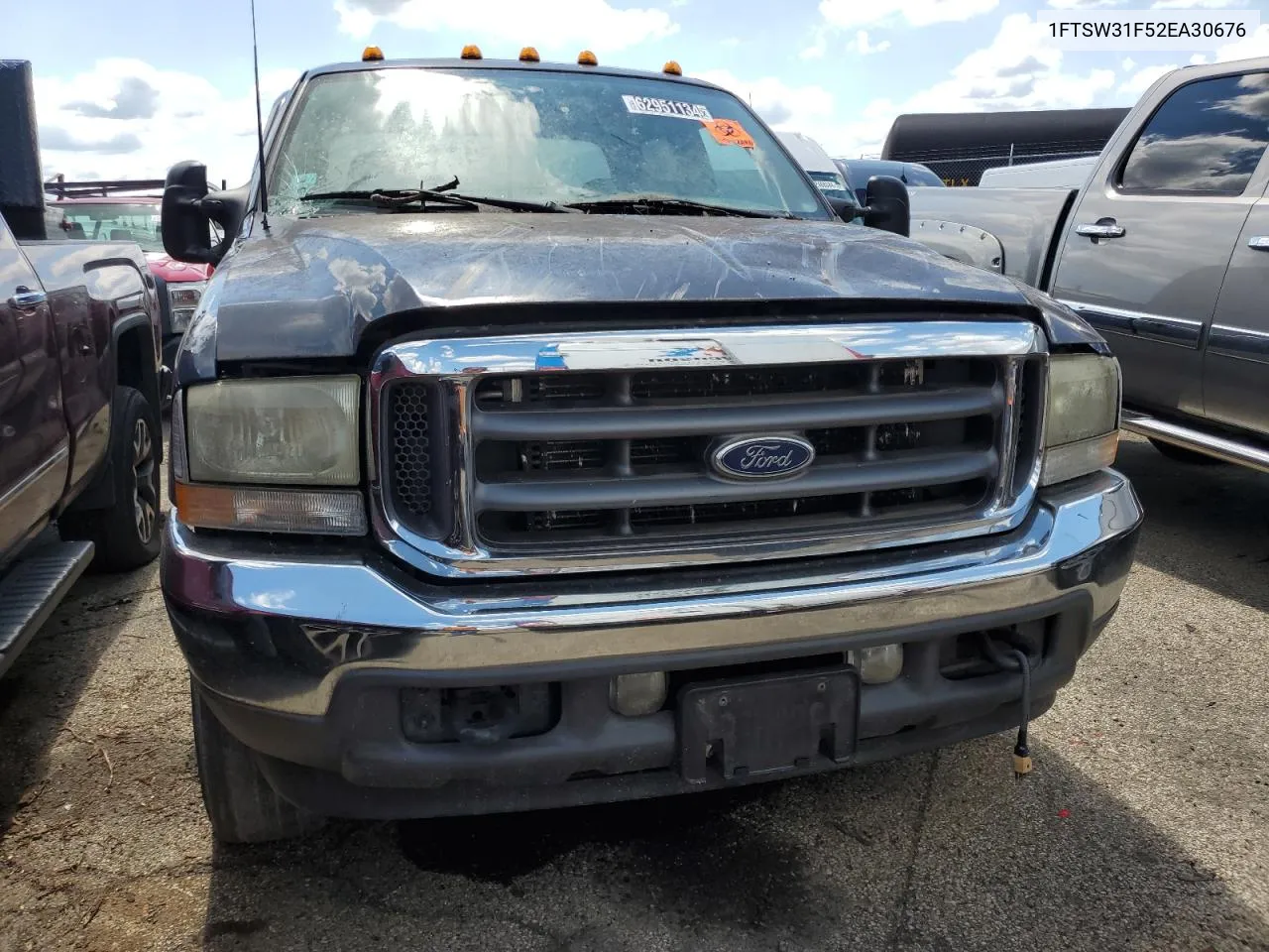 2002 Ford F350 Srw Super Duty VIN: 1FTSW31F52EA30676 Lot: 62951134