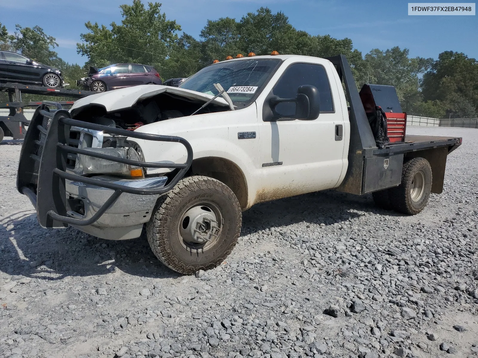 2002 Ford F350 Super Duty VIN: 1FDWF37FX2EB47948 Lot: 66473284