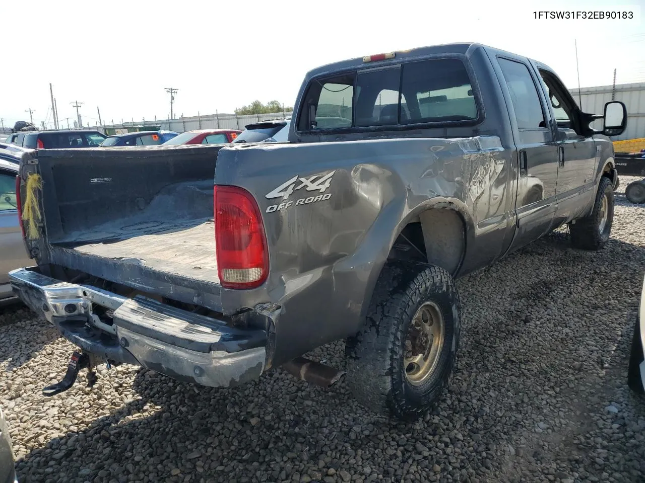 2002 Ford F350 Srw Super Duty VIN: 1FTSW31F32EB90183 Lot: 69934304