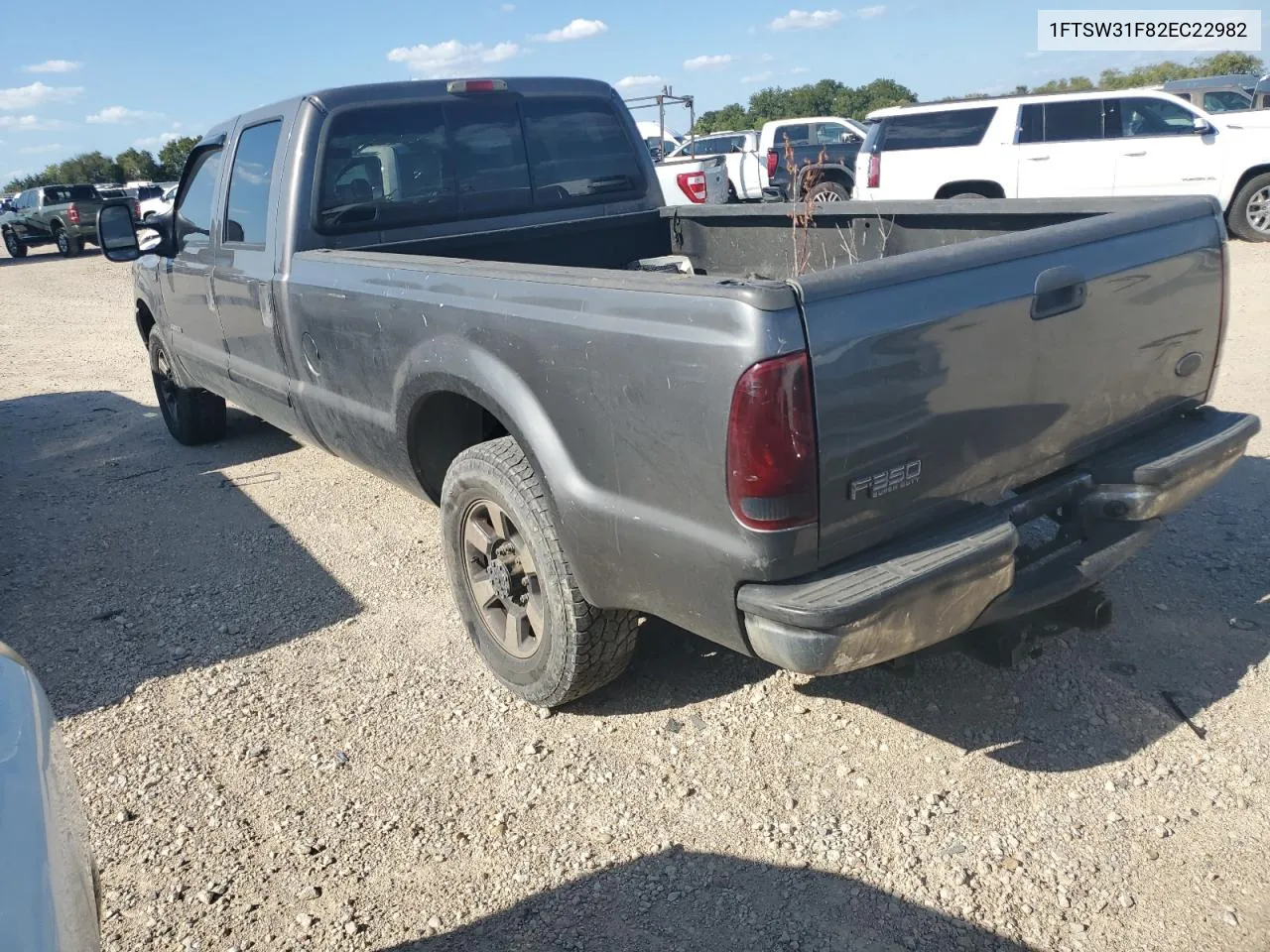 2002 Ford F350 Srw Super Duty VIN: 1FTSW31F82EC22982 Lot: 71252114