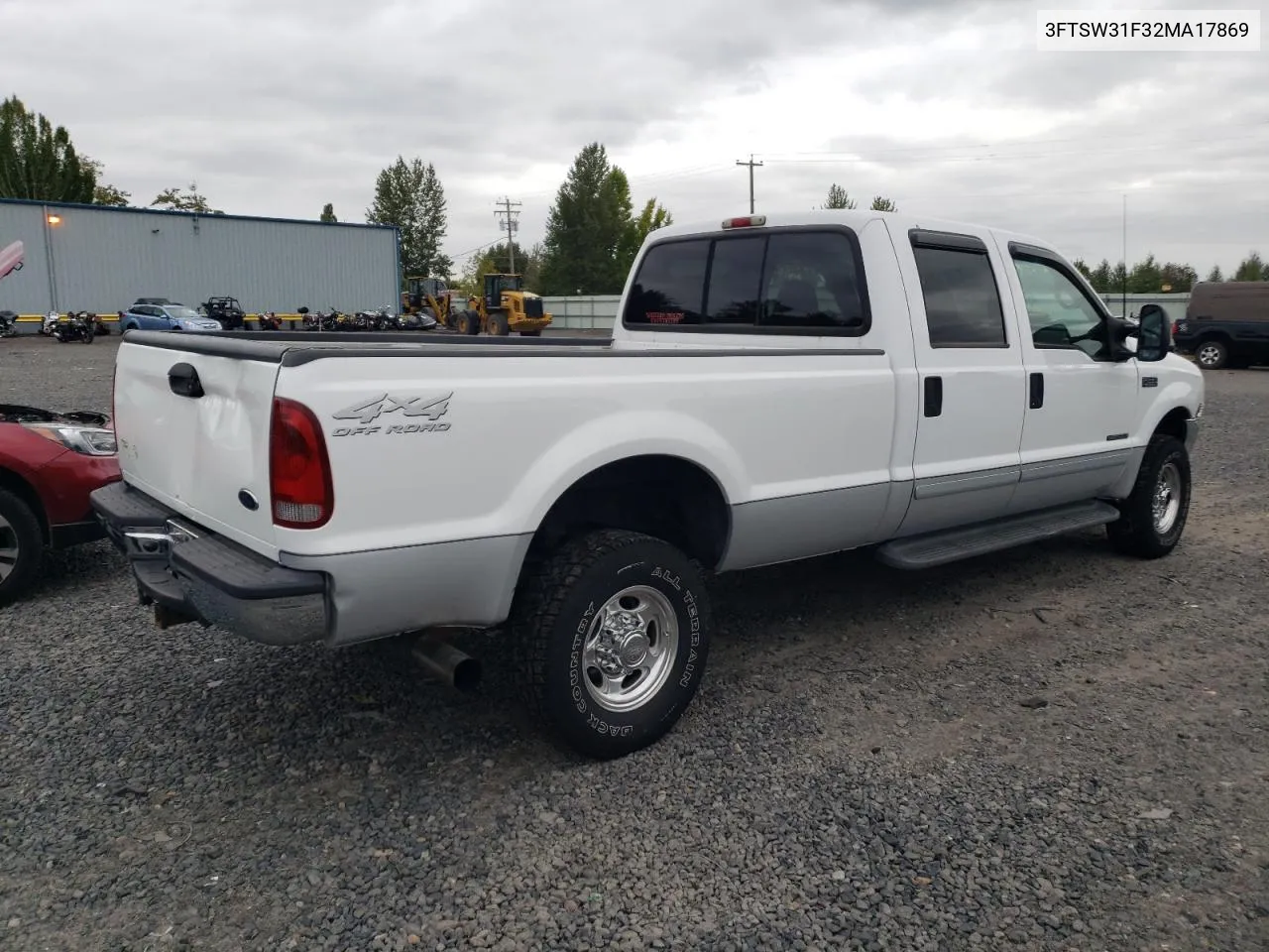 2002 Ford F350 Srw Super Duty VIN: 3FTSW31F32MA17869 Lot: 71828914