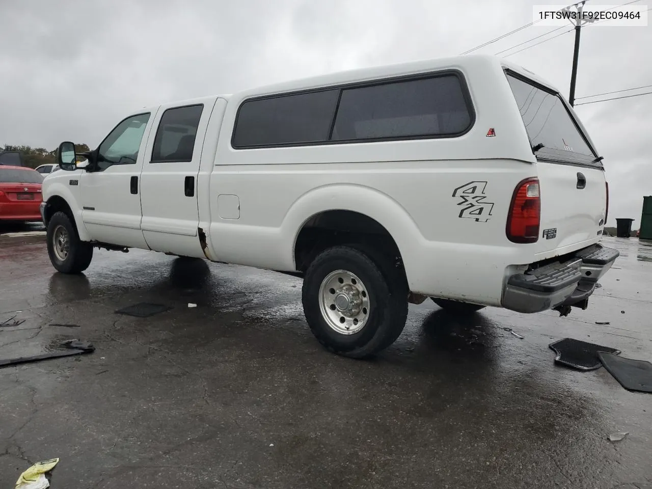 2002 Ford F350 Srw Super Duty VIN: 1FTSW31F92EC09464 Lot: 73722974