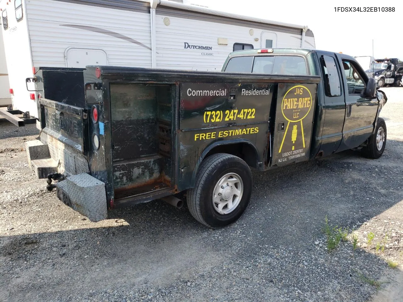 2002 Ford F350 Srw Super Duty VIN: 1FDSX34L32EB10388 Lot: 75739684