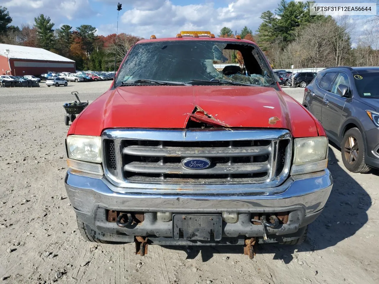 2002 Ford F350 Srw Super Duty VIN: 1FTSF31F12EA56644 Lot: 77646534