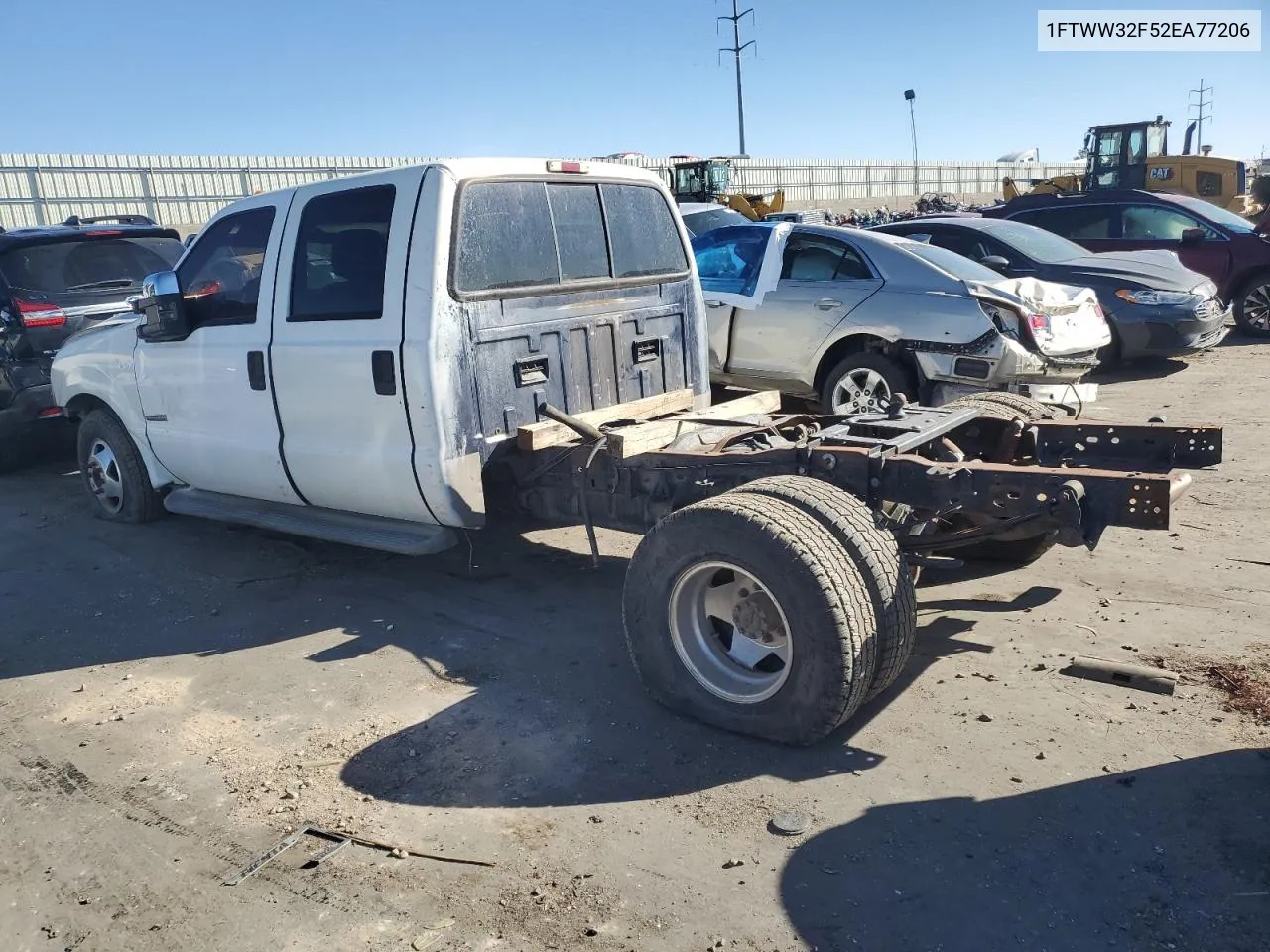 2002 Ford F350 Super Duty VIN: 1FTWW32F52EA77206 Lot: 78695504