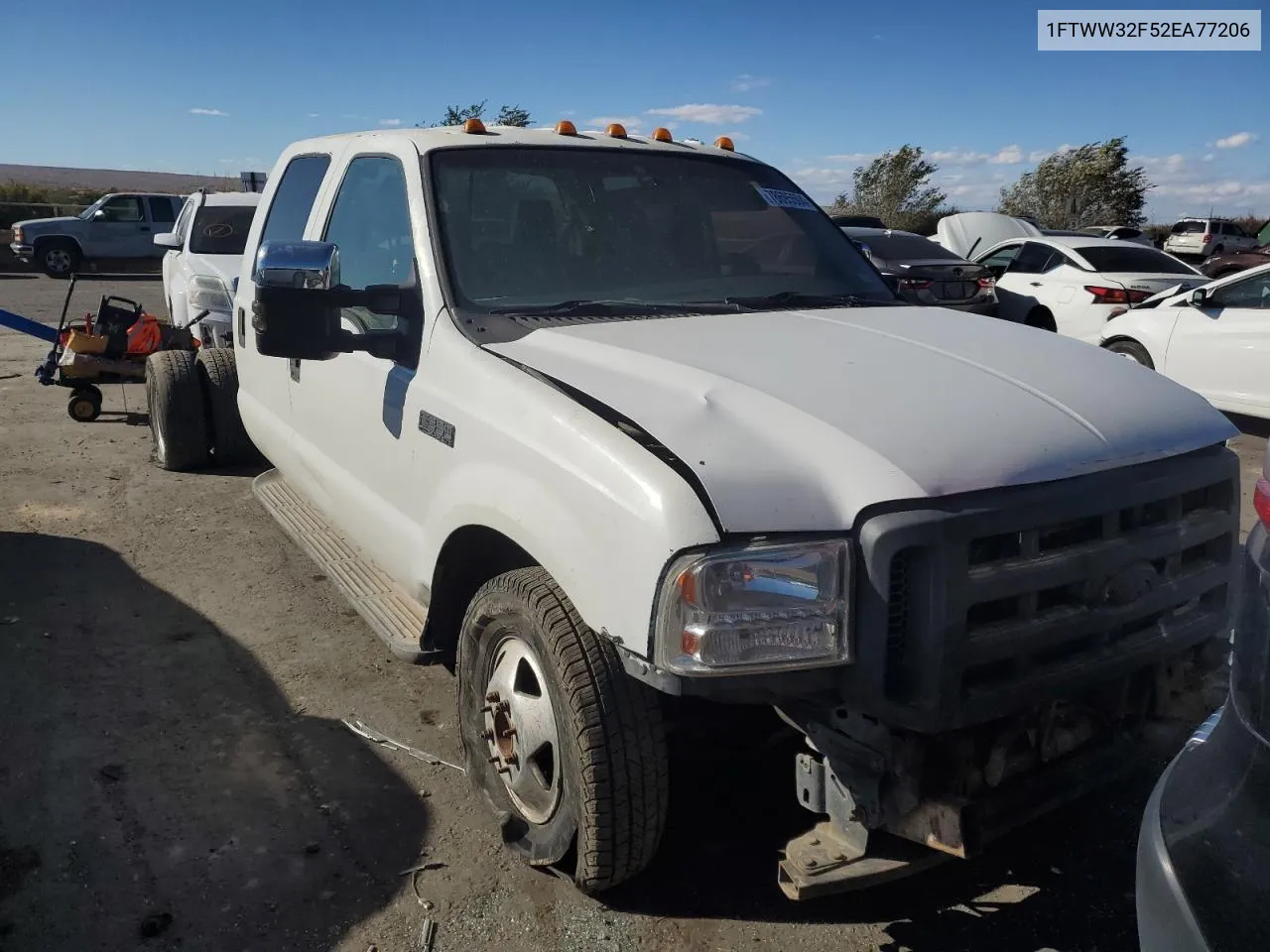 2002 Ford F350 Super Duty VIN: 1FTWW32F52EA77206 Lot: 78695504