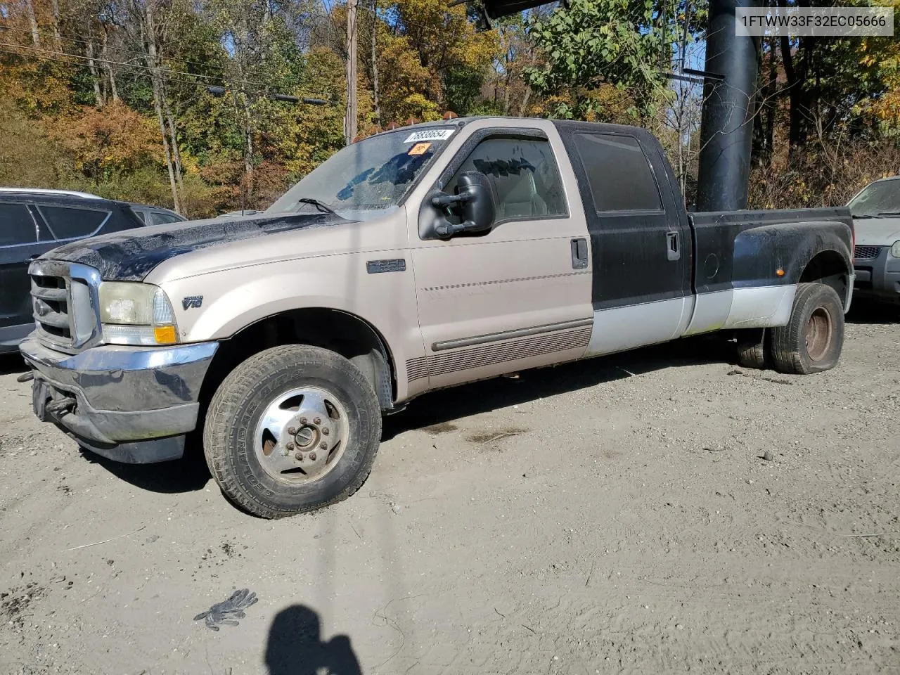 2002 Ford F350 Super Duty VIN: 1FTWW33F32EC05666 Lot: 78838654