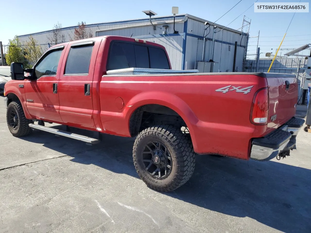 2002 Ford F350 Srw Super Duty VIN: 1FTSW31F42EA68576 Lot: 79314504