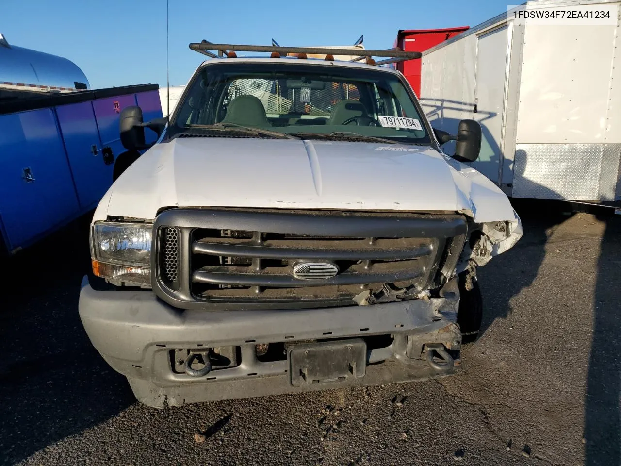 2002 Ford F350 Srw Super Duty VIN: 1FDSW34F72EA41234 Lot: 79711794