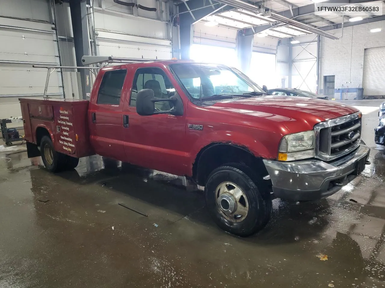 2002 Ford F350 Super Duty VIN: 1FTWW33F32EB60583 Lot: 79736524