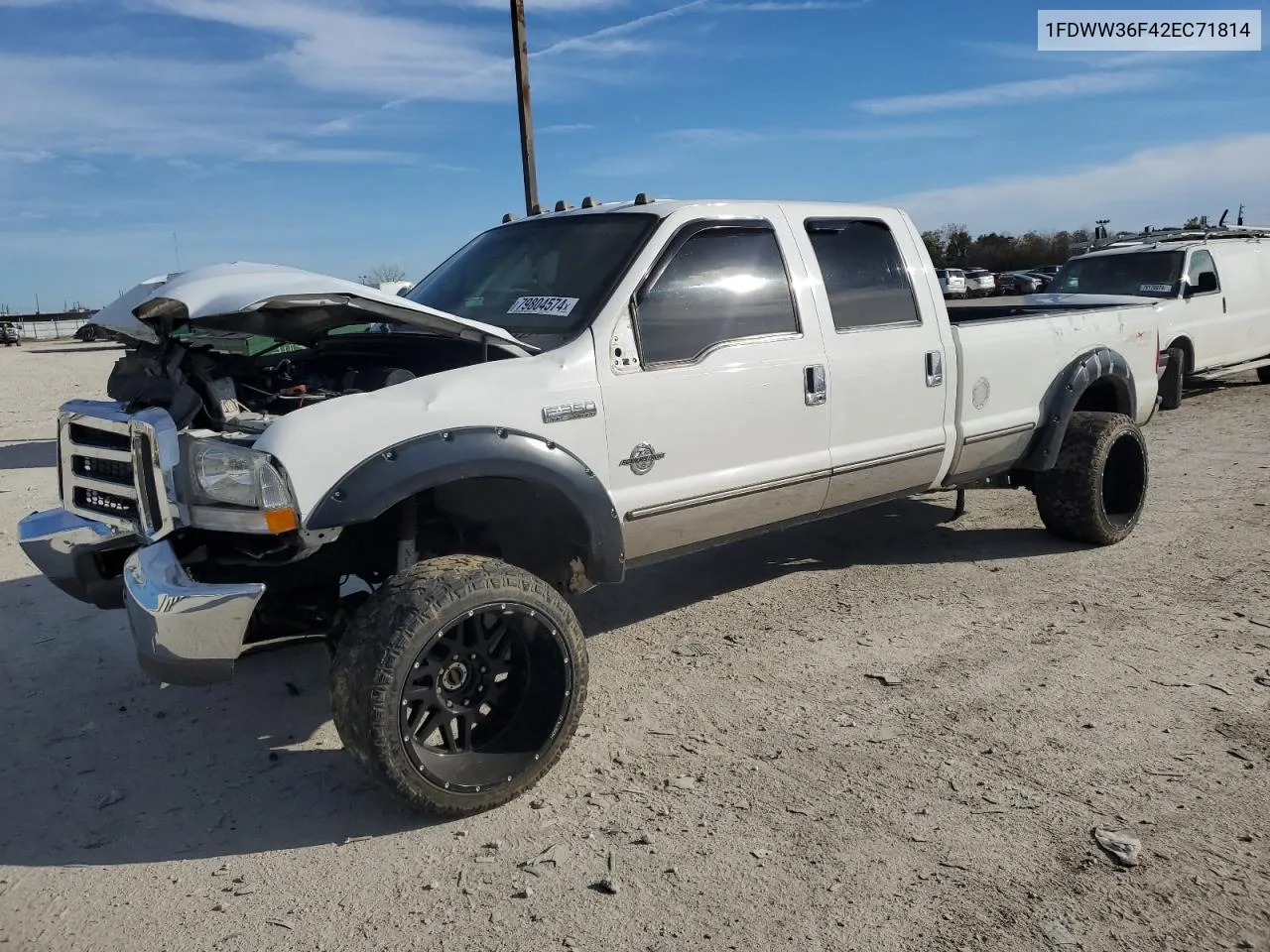 2002 Ford F350 Super Duty VIN: 1FDWW36F42EC71814 Lot: 79804574