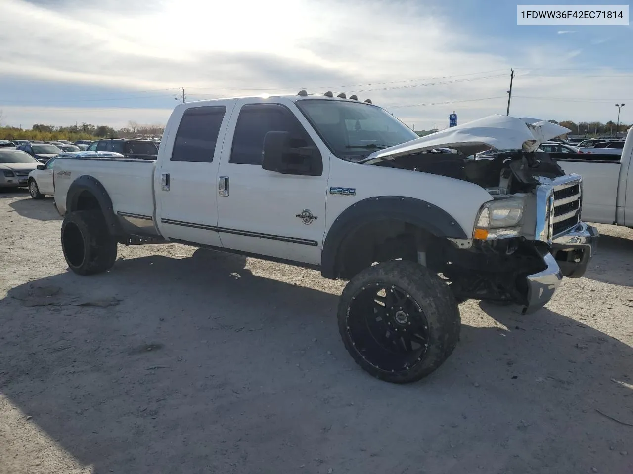 2002 Ford F350 Super Duty VIN: 1FDWW36F42EC71814 Lot: 79804574