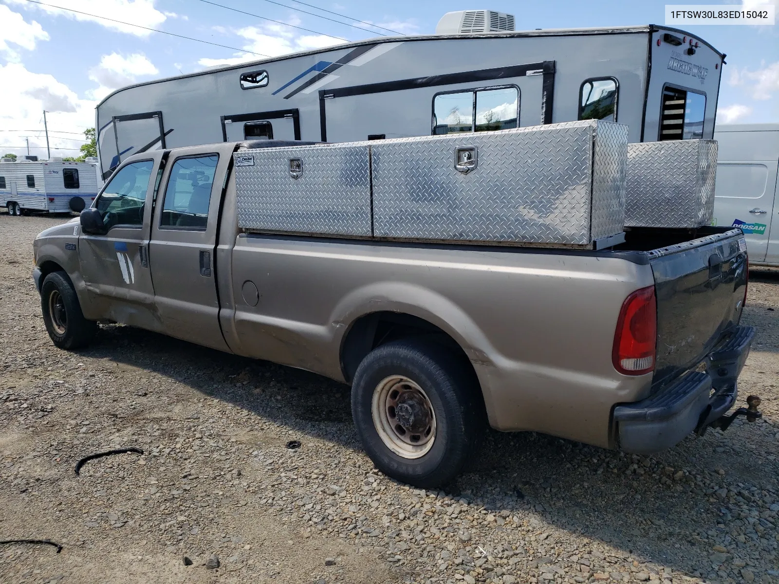 2003 Ford F350 Srw Super Duty VIN: 1FTSW30L83ED15042 Lot: 50461334