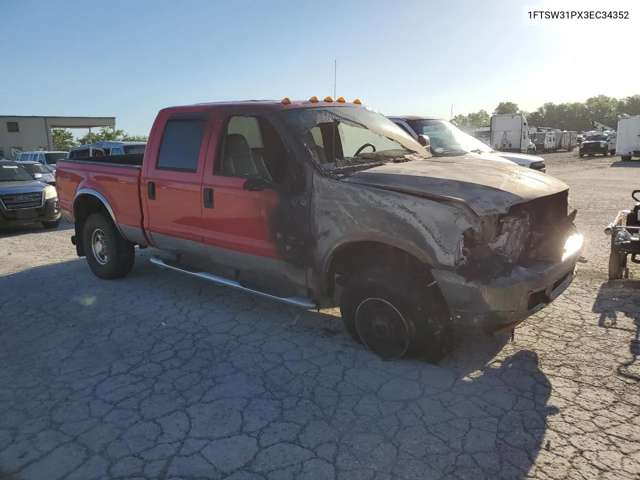 2003 Ford F350 Srw Super Duty VIN: 1FTSW31PX3EC34352 Lot: 54232414