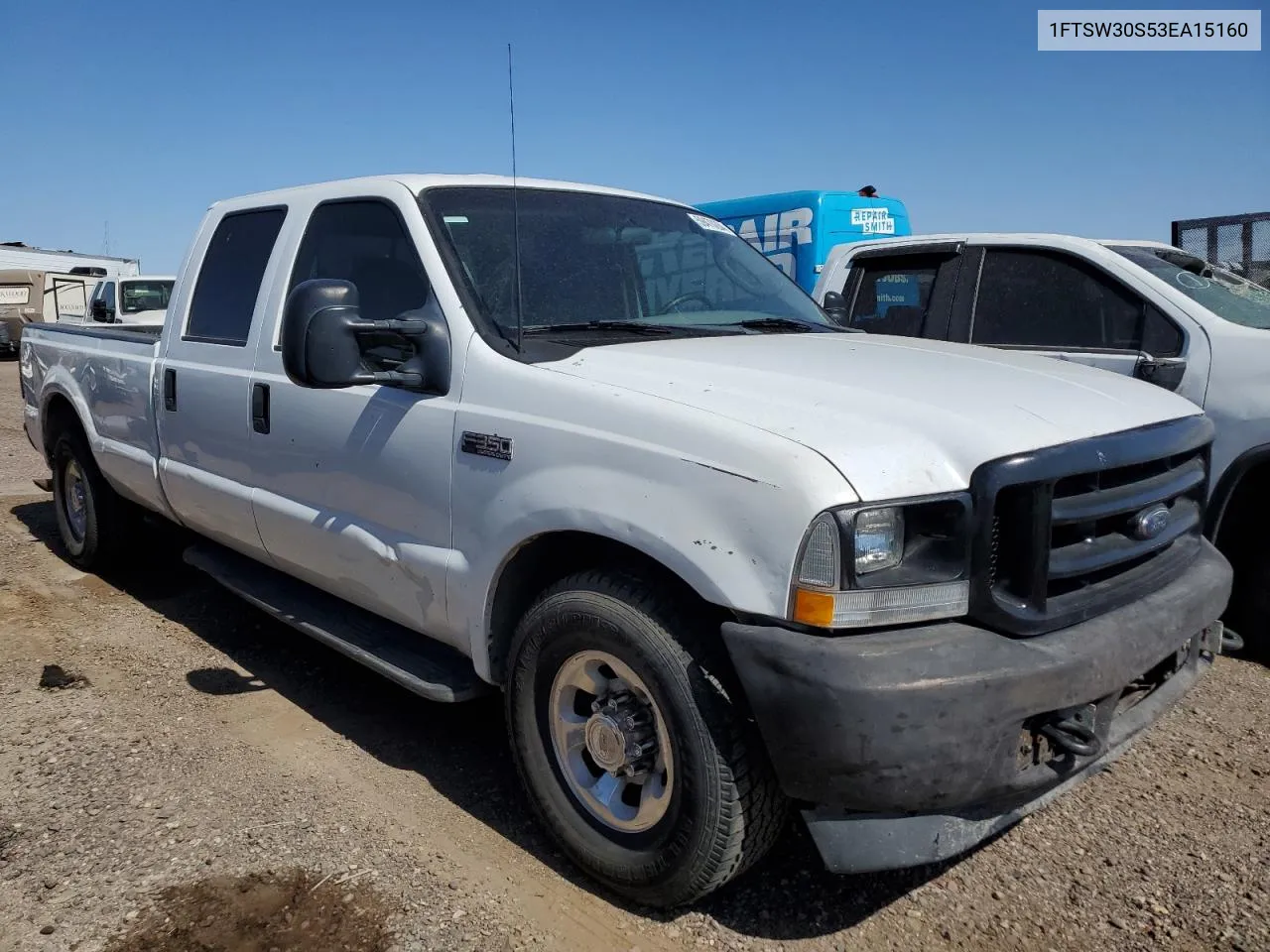 2003 Ford F350 Srw Super Duty VIN: 1FTSW30S53EA15160 Lot: 59470264