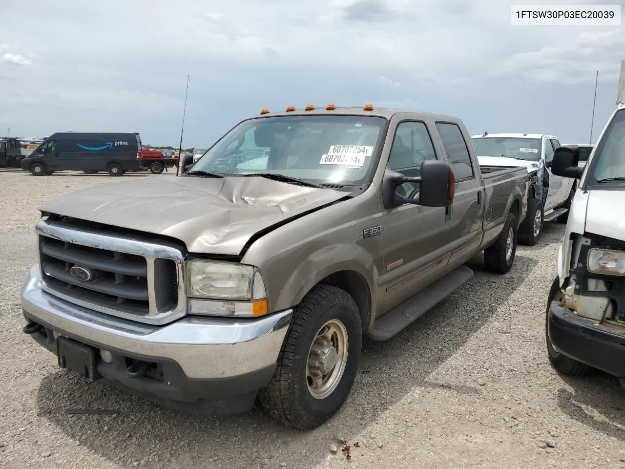 2003 Ford F350 Srw Super Duty VIN: 1FTSW30P03EC20039 Lot: 60707254