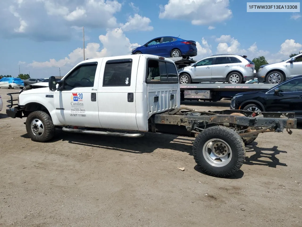 2003 Ford F350 Super Duty VIN: 1FTWW33F13EA13308 Lot: 61151514