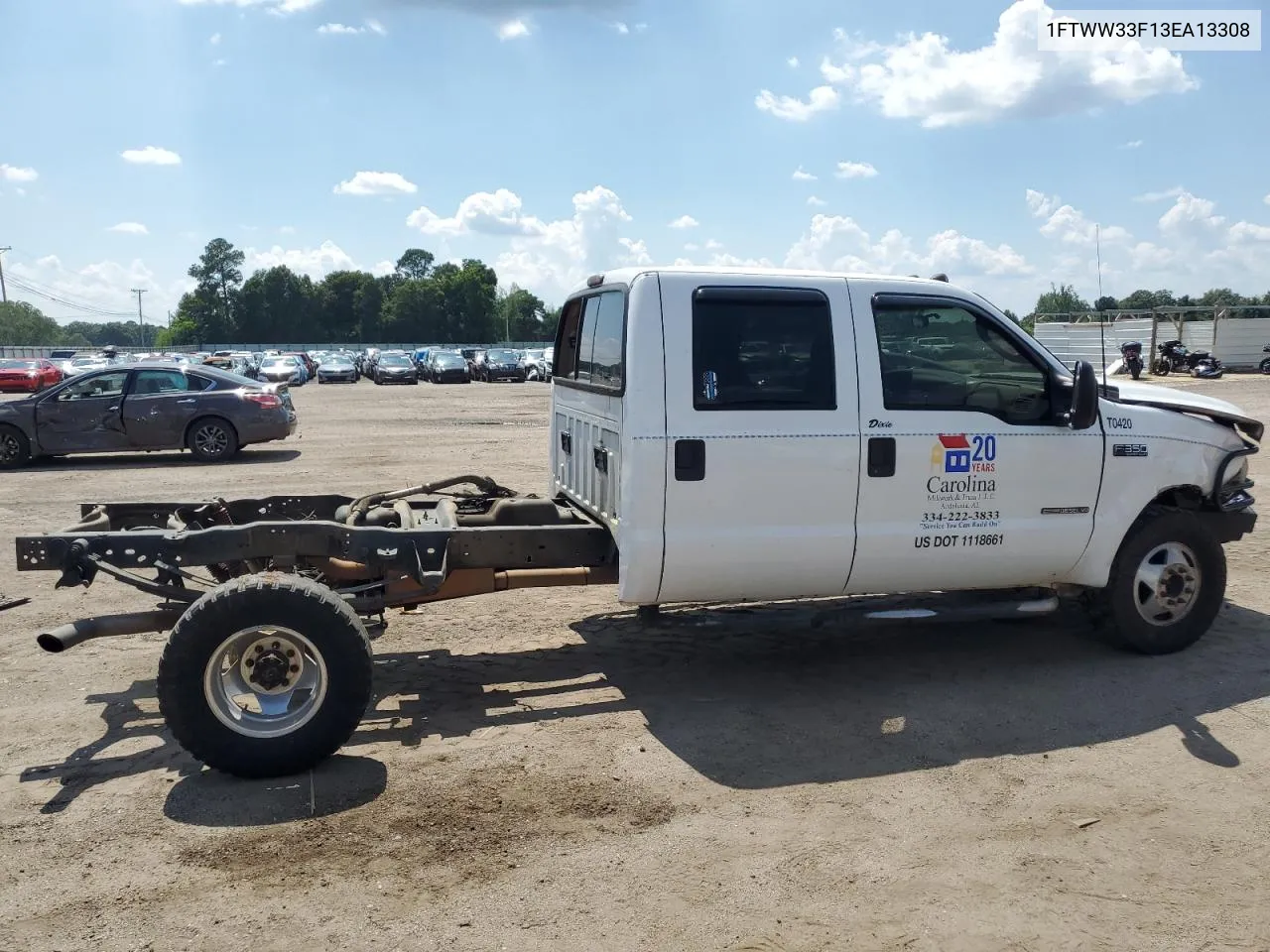 2003 Ford F350 Super Duty VIN: 1FTWW33F13EA13308 Lot: 61151514