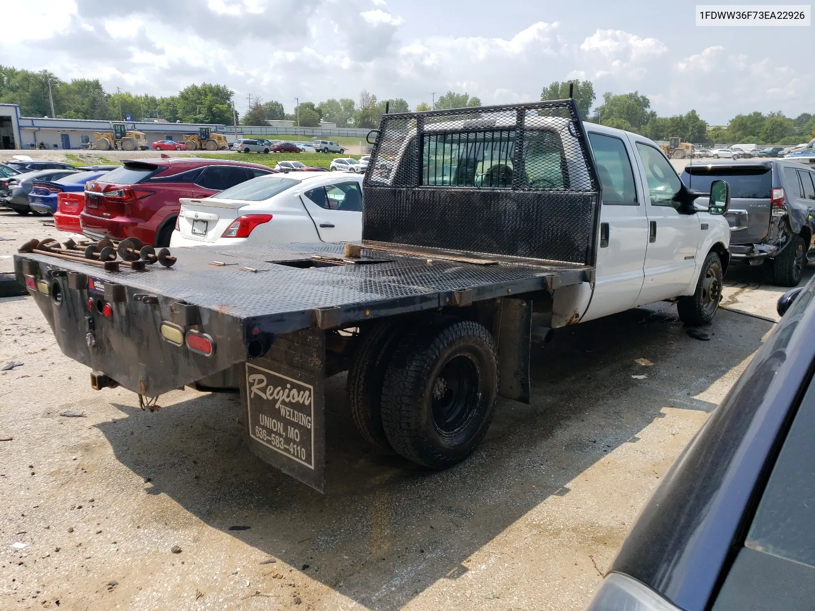 2003 Ford F350 Super Duty VIN: 1FDWW36F73EA22926 Lot: 62899574