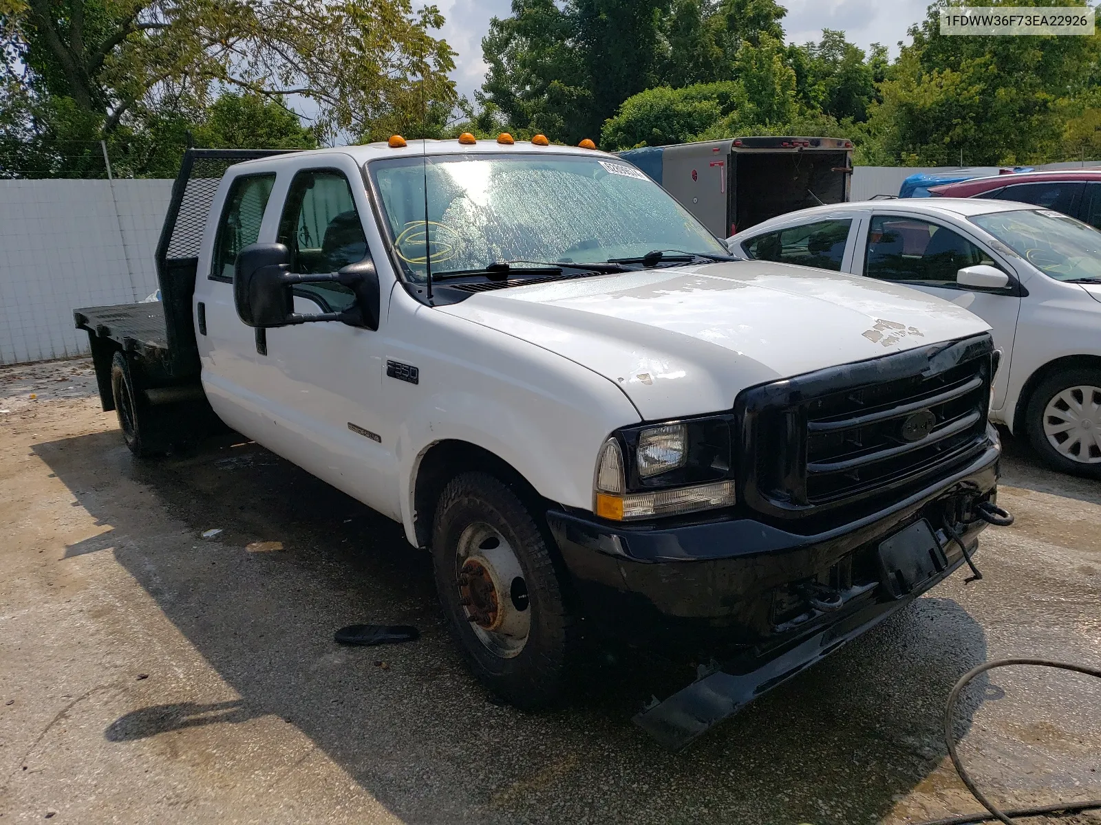 2003 Ford F350 Super Duty VIN: 1FDWW36F73EA22926 Lot: 62899574