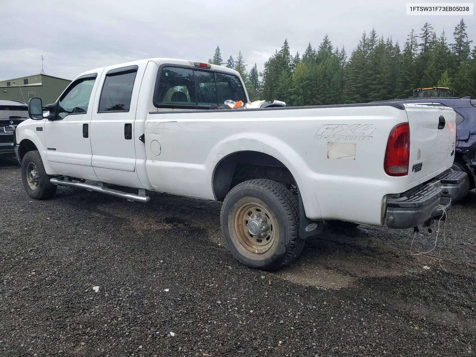 2003 Ford F350 Srw Super Duty VIN: 1FTSW31F73EB05038 Lot: 67590684