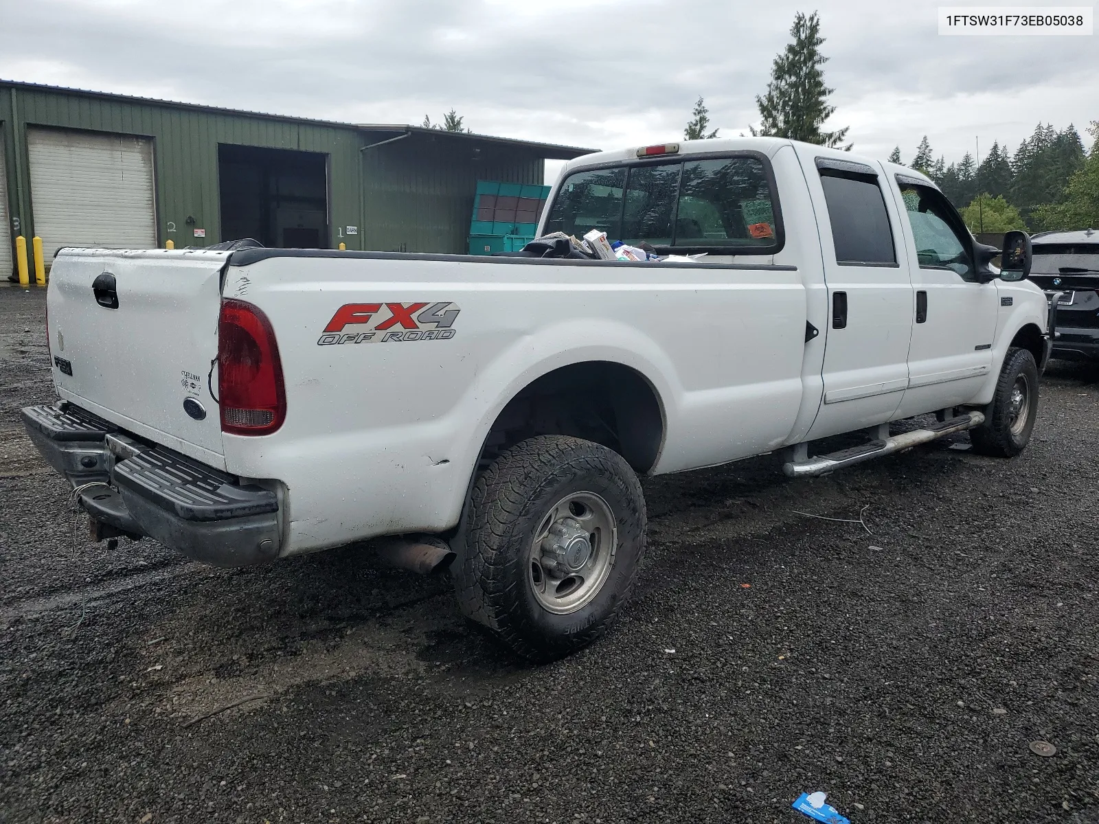 2003 Ford F350 Srw Super Duty VIN: 1FTSW31F73EB05038 Lot: 67590684