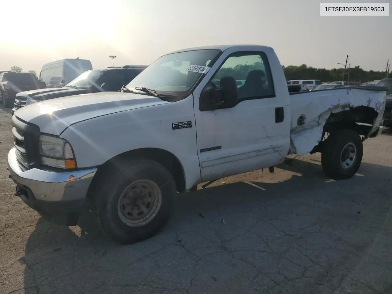 2003 Ford F350 Srw Super Duty VIN: 1FTSF30FX3EB19503 Lot: 68691934