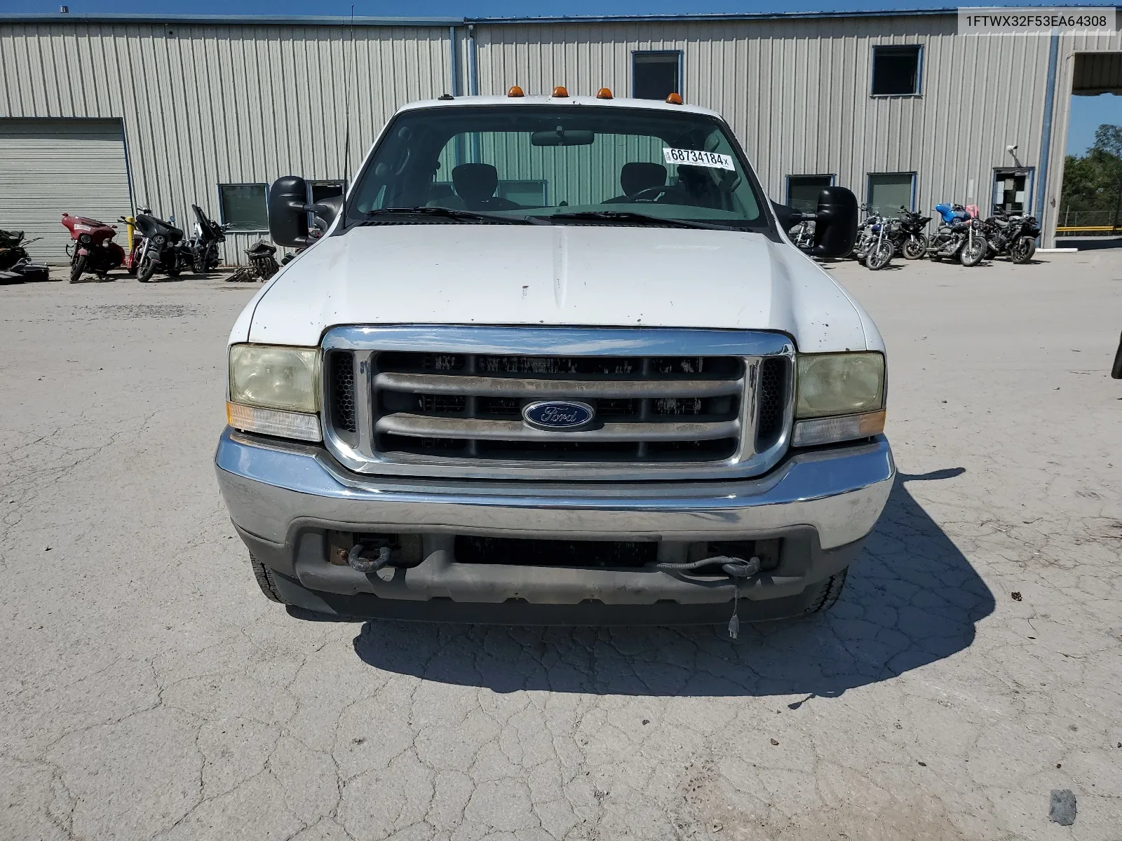 2003 Ford F350 Super Duty VIN: 1FTWX32F53EA64308 Lot: 68734184