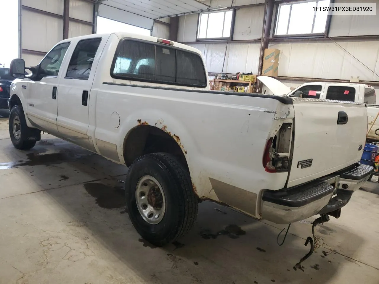 2003 Ford F350 Srw Super Duty VIN: 1FTSW31PX3ED81920 Lot: 71220064