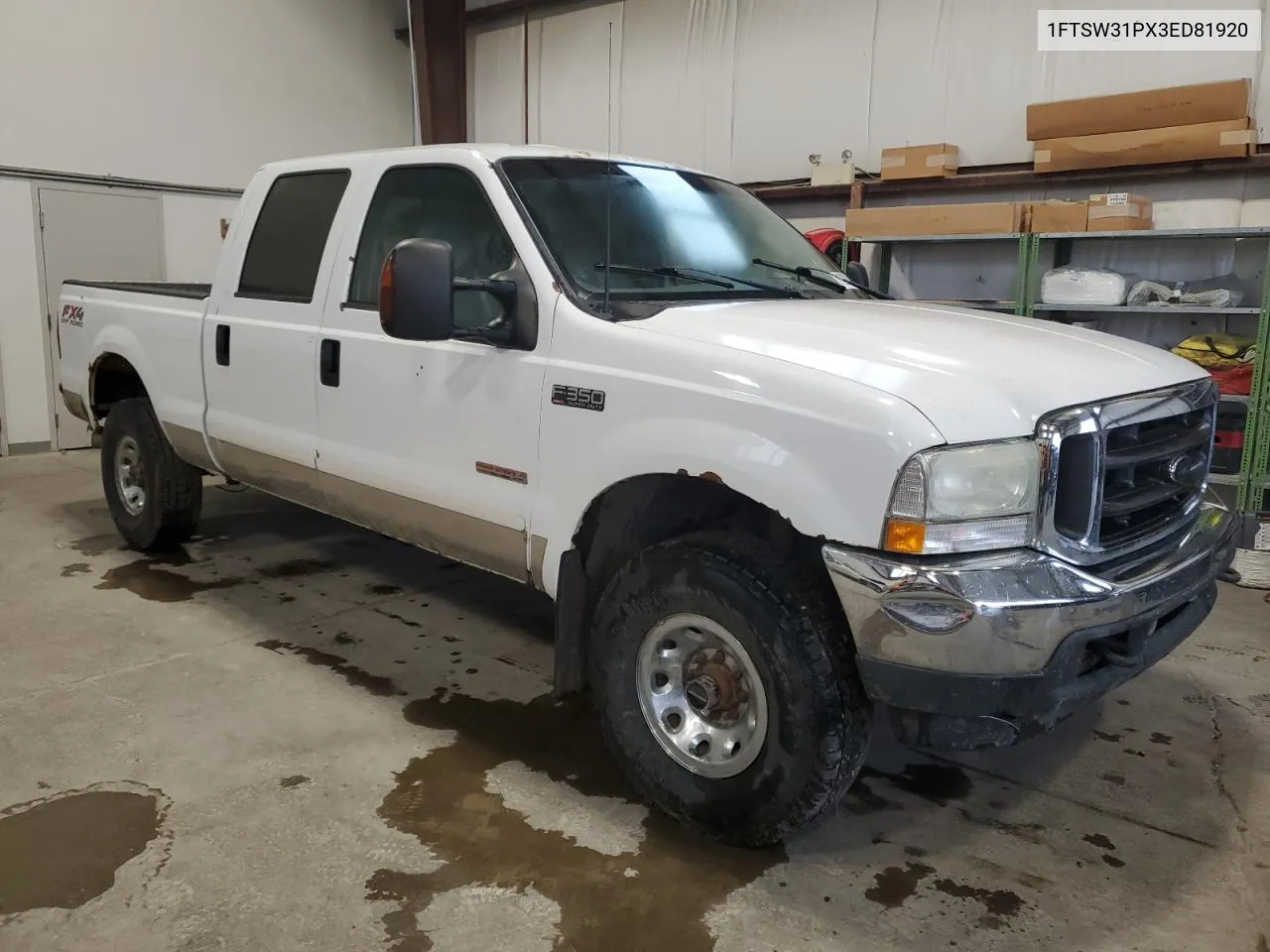 2003 Ford F350 Srw Super Duty VIN: 1FTSW31PX3ED81920 Lot: 71220064