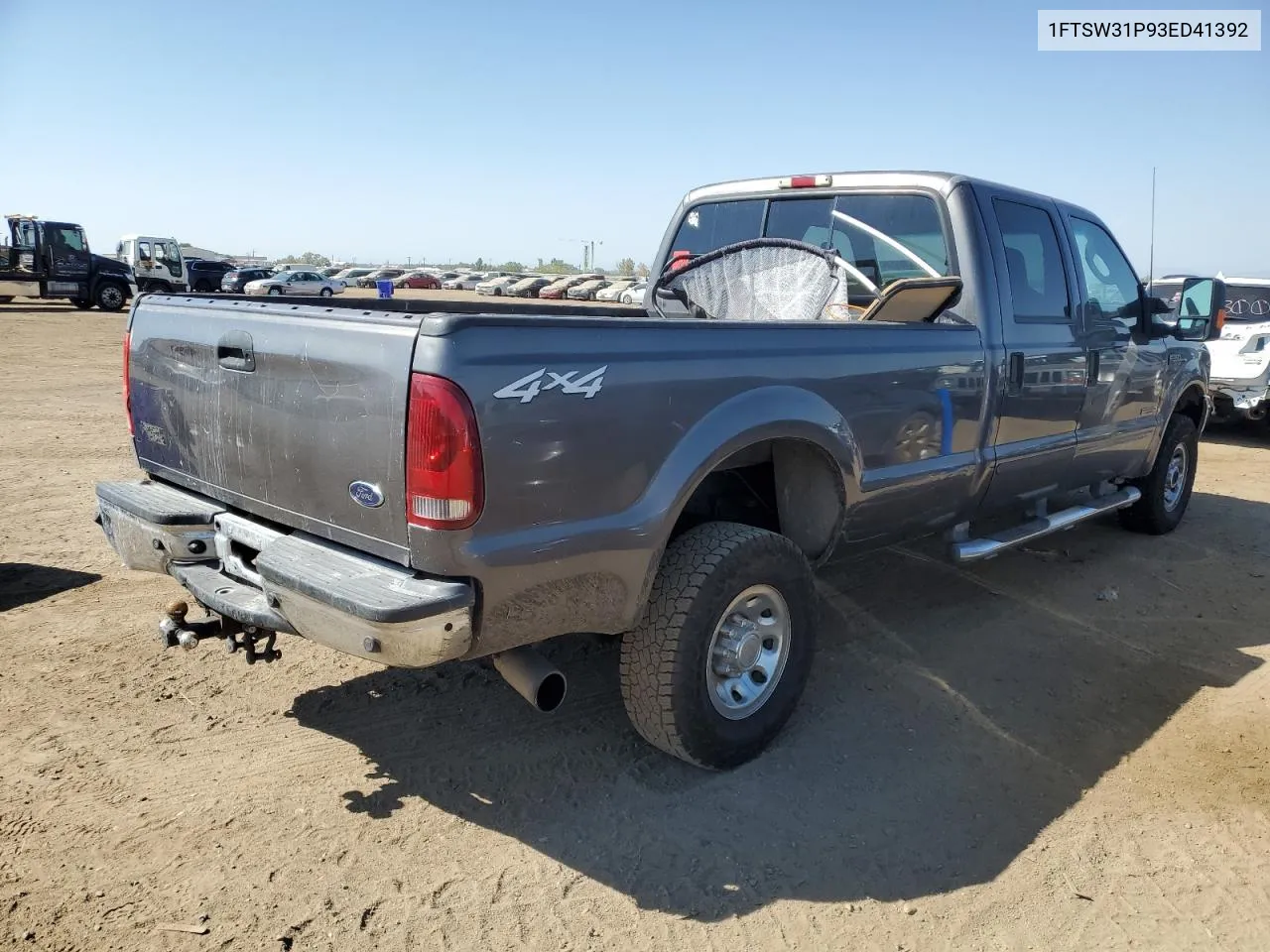 2003 Ford F350 Srw Super Duty VIN: 1FTSW31P93ED41392 Lot: 71430514