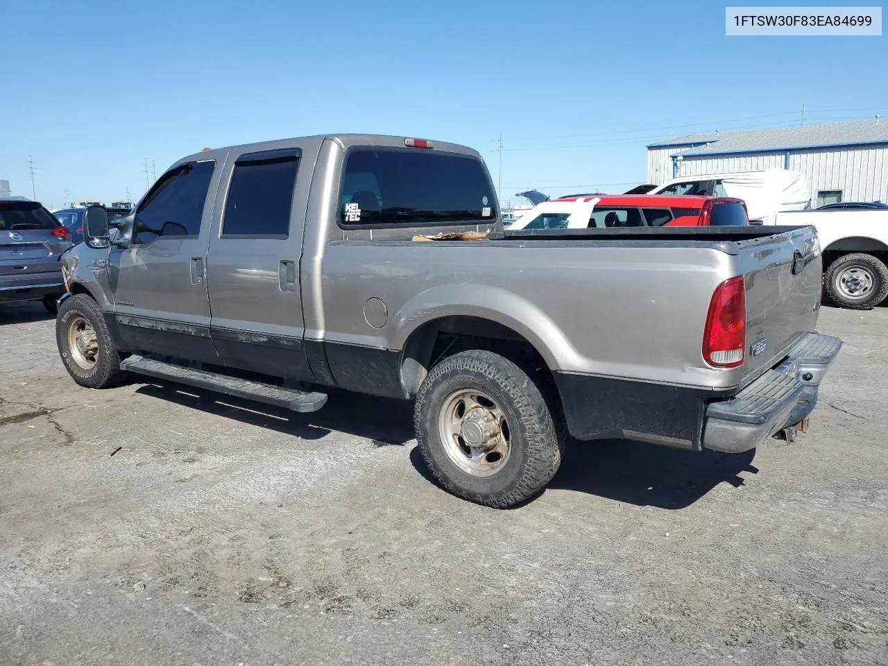 2003 Ford F350 Srw Super Duty VIN: 1FTSW30F83EA84699 Lot: 72604414