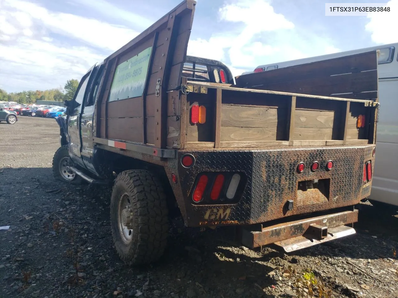 2003 Ford F350 Srw Super Duty VIN: 1FTSX31P63EB83848 Lot: 72834204